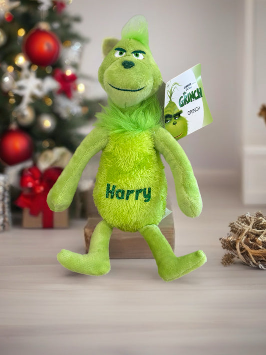 Personalised Grinch Teddy keepsake